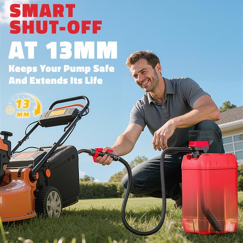 【PRICE SLASH】Complete Cordless Fuel Pump Kit with 4.0Ah Battery – Compatible with DeWalt 20V & Milwaukee 18V
